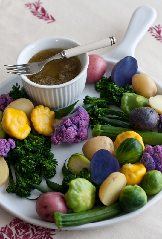 Bagna Cauda Dip with Assorted Vegetables