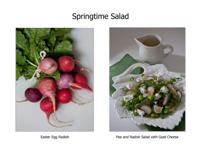 Pea and Radish Salad with Goat Cheese