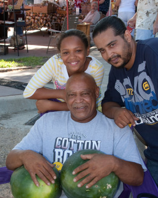 Meet Lew... the watermelon man!