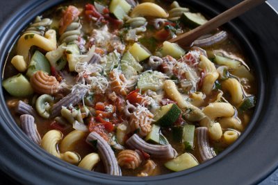 Garden Fresh Vegetable Soup with Southwestern Blend Pasta