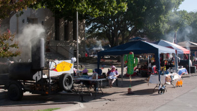 The smokers were smokin' and the meat was cookin'!