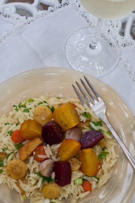 Orzo and Roasted Vegetable Salad