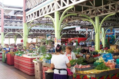 The Market Area in Papeete