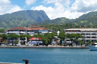 Papeete from the Cruise Dock