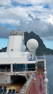Sailing from Bora Bora