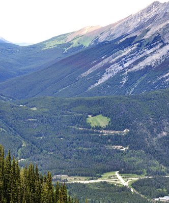 Paysage vue de la gondola à Banff 3