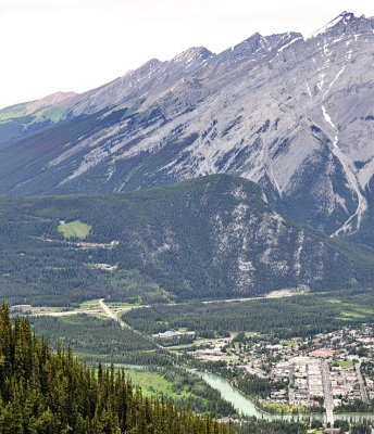 Paysage vue de la gondola à Banff 2