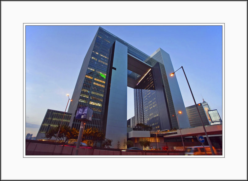 <font size=3><i>New Admiralty  Government Offices - at dusk