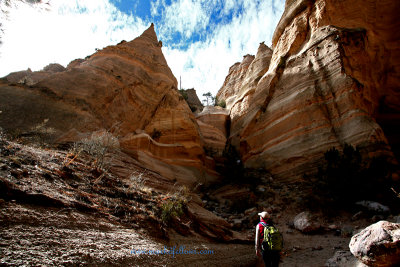 Tent Rocks-slot canyon