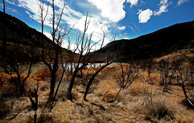 End of Falls trail in Bandelier II