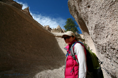 Tent Rocks through the slot canyon trail II