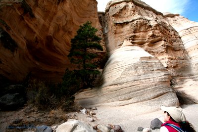 Tent Rocks through the slot canyon trail III