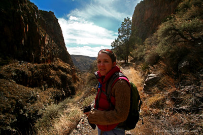 Toward the end of falls trail, bandelier IV