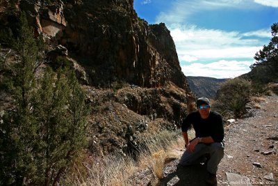 Toward the end of falls trail, bandelier VI