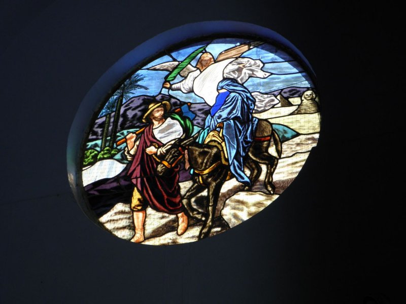 Our Lady of Guadalupe Church Stained Glass Window