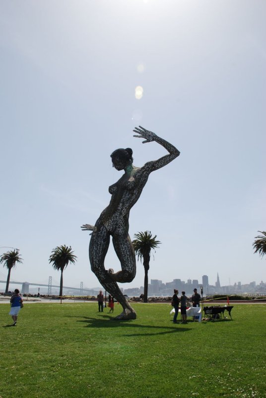 Bliss Dance sculpture on Treasure Island