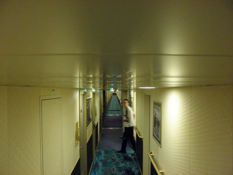 Westerdam Upper Promenade Deck Hallway