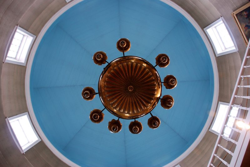 Looking up in St Michael's Cathedral