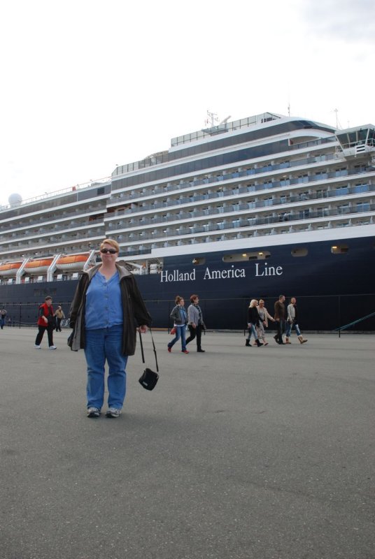 MS Westerdam docked at Ogden Point