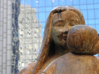 Financial District Statue