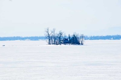 Frozen Lake Champlain