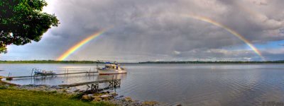 A mini Rainbow on Lake Champlain