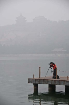 Summer Palace, Beijing, China in the Fog 2012