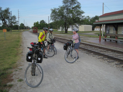 At the Sedalia station