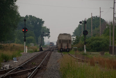 Looking south towards Leipsic