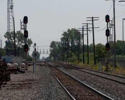 Looking East at Fostoria