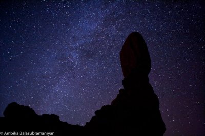 Milky Way & Balanced Rock