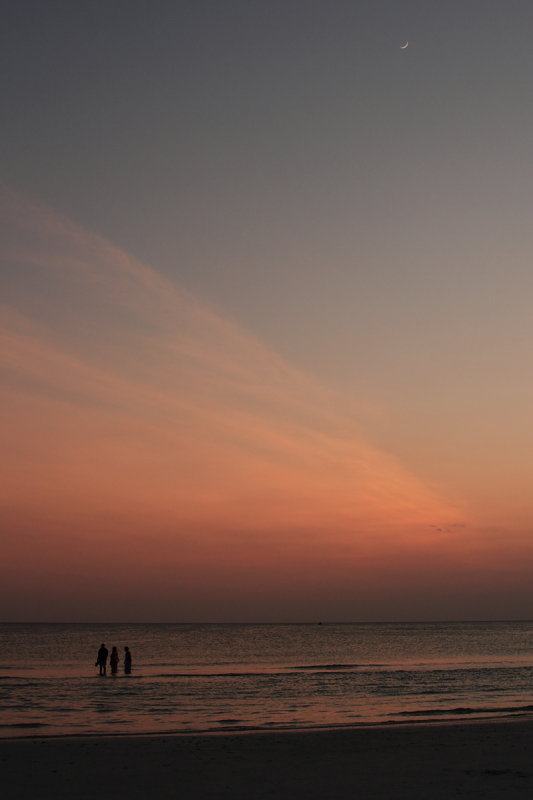 Sunset and Moon