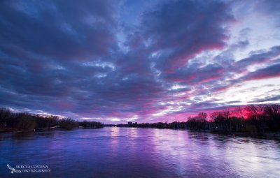 Purple Sunset-Quebec-Canada