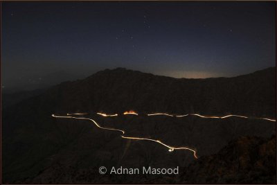 King Fahad escarpment in night.jpg