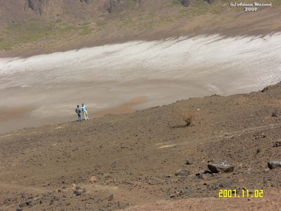 23-Colleagues at edge of crater.JPG
