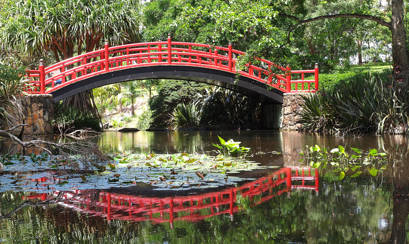 Kawasaki Bridge Wollongong Botanic Gardens