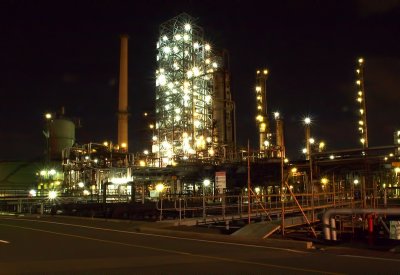 Refinery at Night