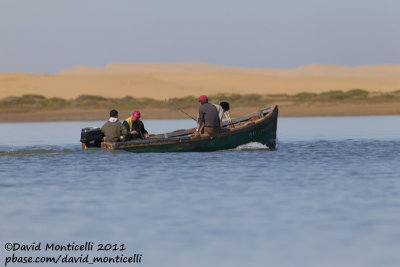 Fishing boat at Khniffiss Lagoon (Western Sahara)