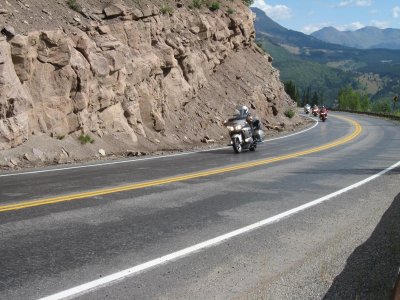 Rockies Gold Rider on Million Dollar Highway (550)