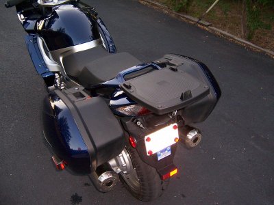 Without the Givi installed