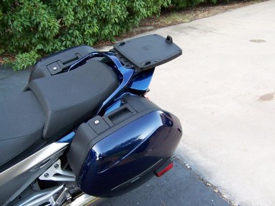 Without the Givi installed