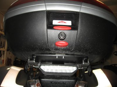 Givi V46 mounted