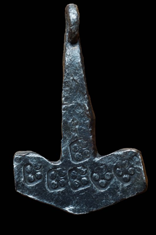 Viking silver Thors hammer, Suffolk