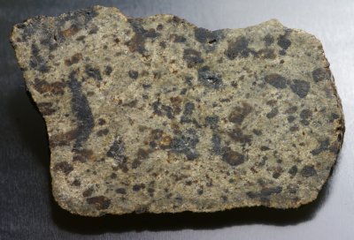 Martian shergottite meteorite SaU060, 27mm.