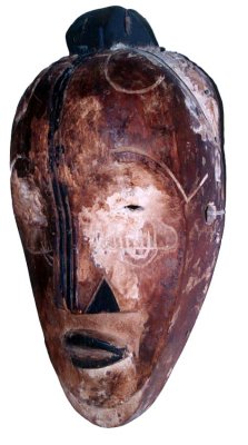 Fang Ngil dance mask, northern Gabon