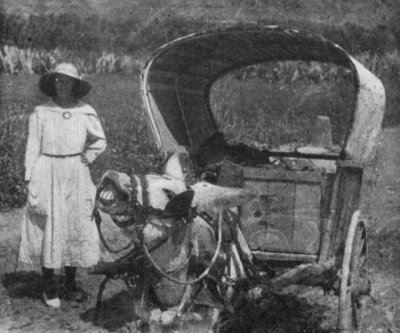 Cora with Colonel Geraldine in southern Spain