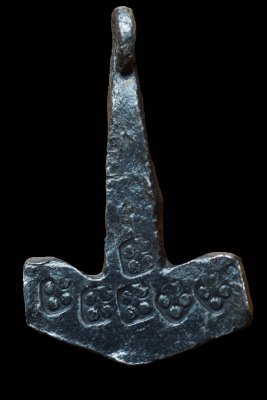 Viking silver Thor's hammer, Suffolk