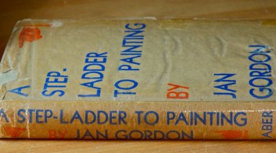 Doris Smith's battered old copy of Jan's Step-ladder to Painting, now with the signatures of her great grandchildren inside.