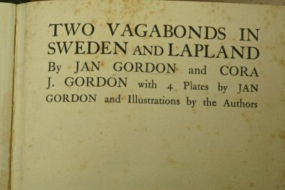 The Sweden and Lapland account was published in 1926. 