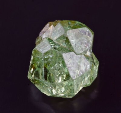 Grossular var Tsavorite, 11 mm. Merelani Hills, Arusha Region, Tanzania.